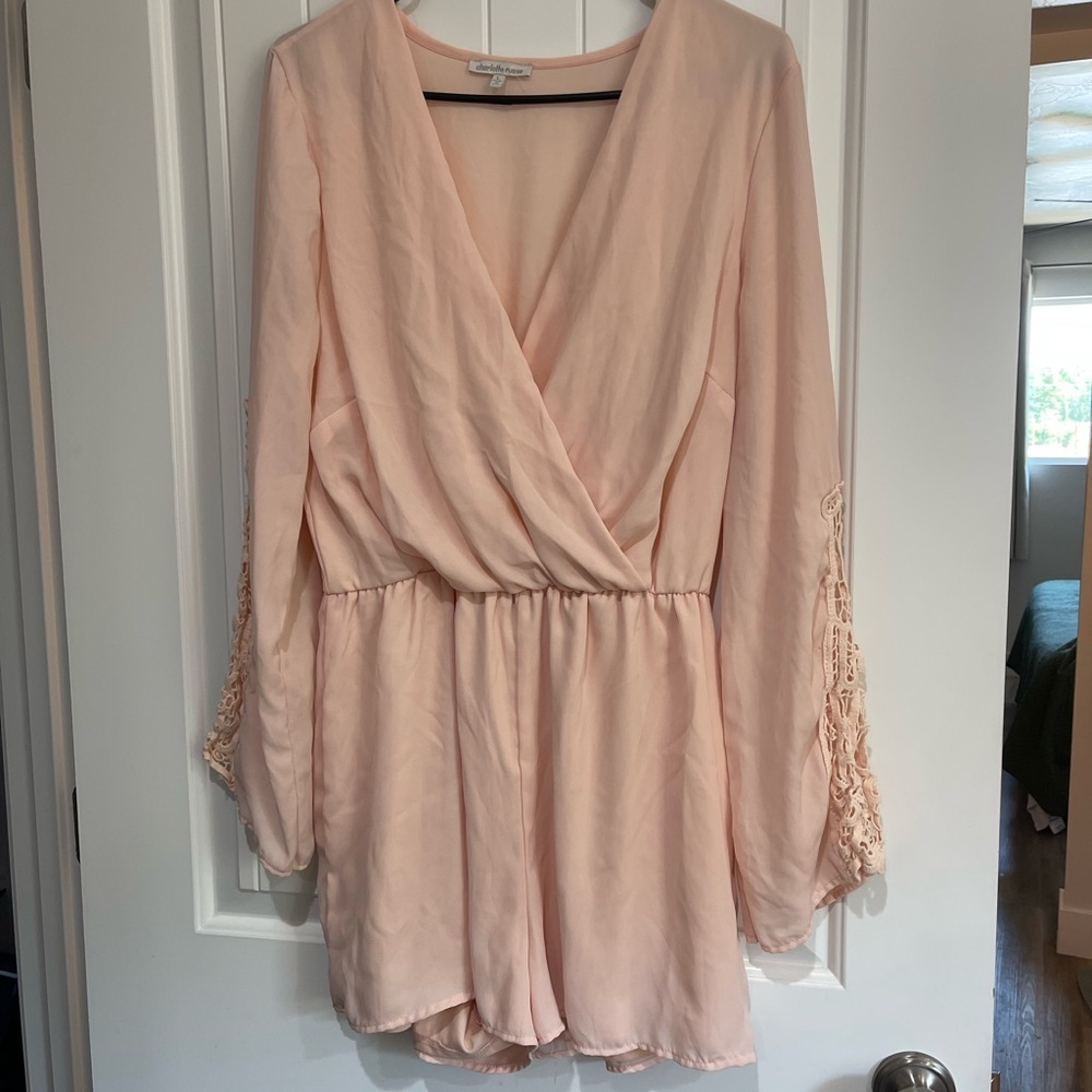 Charlotte Russe Blush Pink Romper
